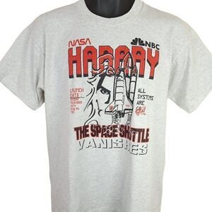 NASA Space Shuttle Vanishes T Shirt Vintage 90s 1994 Franz Harary Magic Large